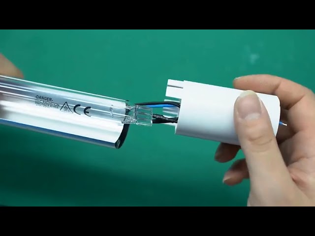 εταιρικά βίντεο περίπου Microwave Sensor 20W Quartz UVC Lamp Tube T8 Germicidal UV Sterilizing Lamp